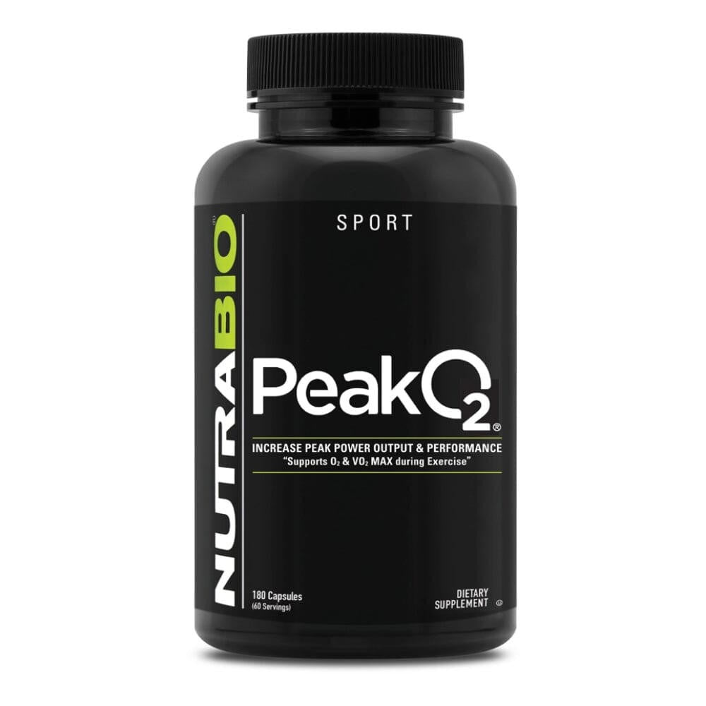  NutraBio Peak O2 180 Capsules 
