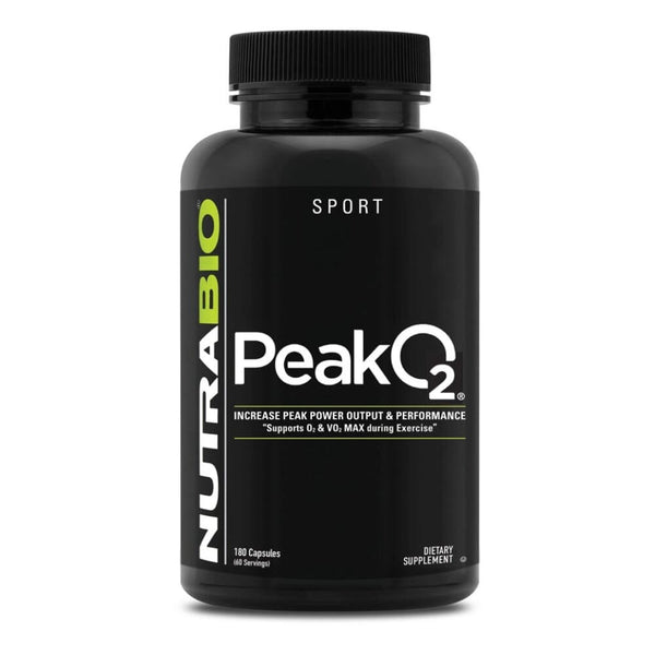 NutraBio Peak O2 180 Capsules 