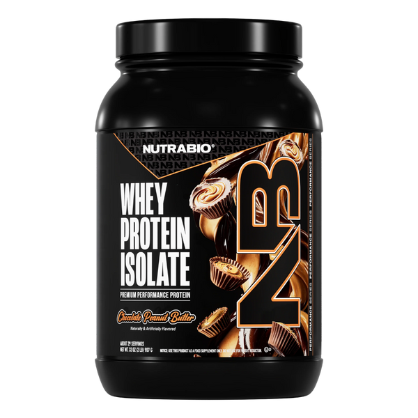 NutraBio 100% Whey Protein Isolate 2lb