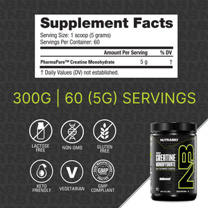 Supplement facts label and N3 supplement container on a dark background