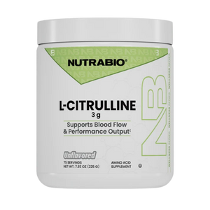 Nutrabio L-Citrulline Powder Tub on a white background