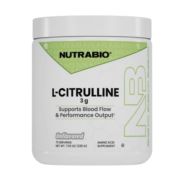 Nutrabio L-Citrulline Powder Tub on a white background
