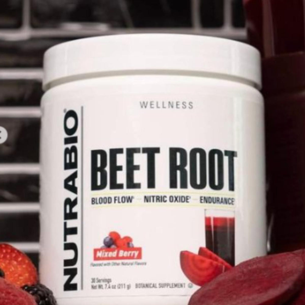 NutraBio Nutrabio Beet Root Powder Mixed Berry 30 Servings 