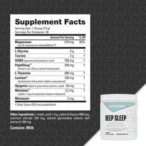 NutraBio Nutrabio Deep Sleep Peptide Advanced Sleep Support 30 Servings 