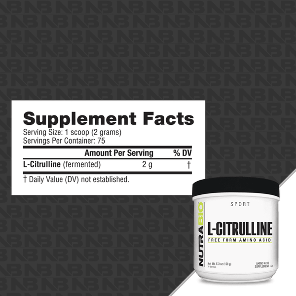 NutraBio Nutrabio L-Citrulline Powder 