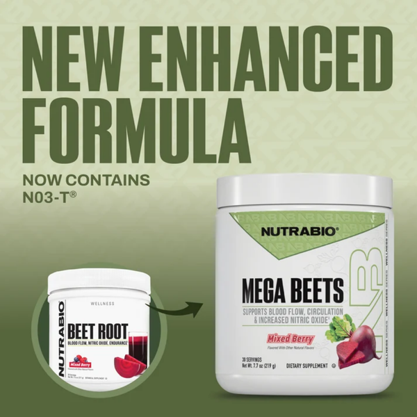 Nutrabio Mega Beets Mixed Berry 30 Servings