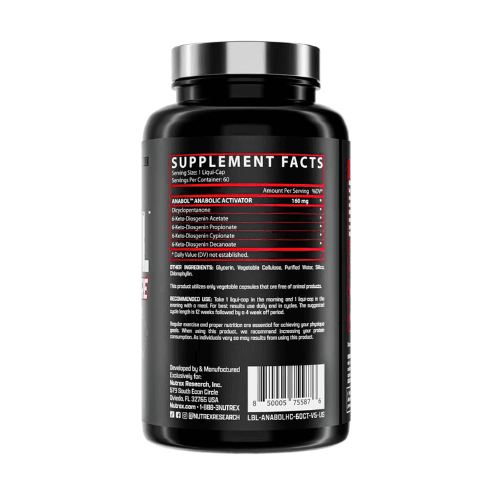 Nutrex Research Nutrex Anabol Hardcore 60 Capsules 