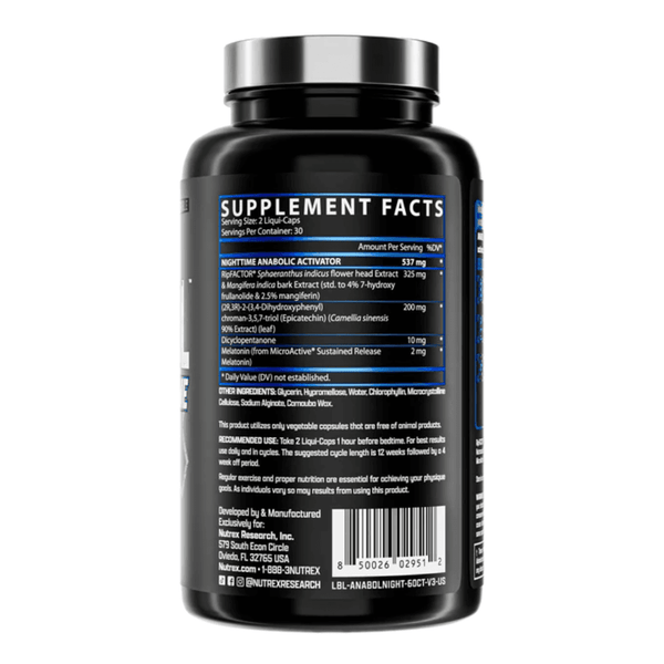 Nutrex Research Nutrex Anabol Nighttime 60 Capsules 