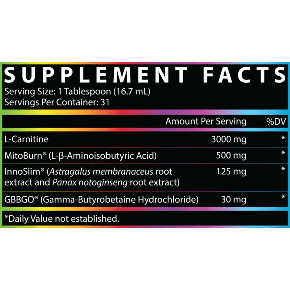 Nutrex Carni Burn Fuego supplement bottle on a white background