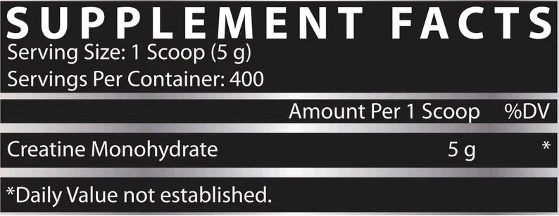 Nutrex Creatine Monohydrate supplement container on a white background