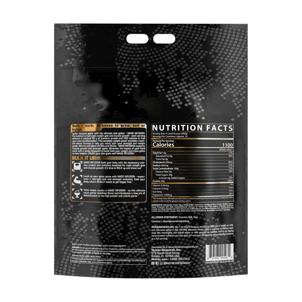 Nutrex Research Nutrex Mass Infusion Advanced Mass Gainer 12lbs 