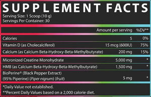  Nutrex Research Creatine + HMB 30 Servings 