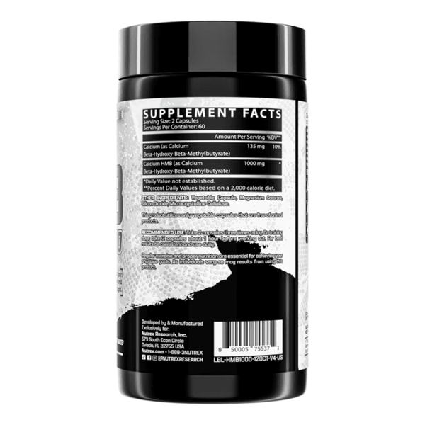 Nutrex Research Nutrex HMB 1000 120 Capsules 