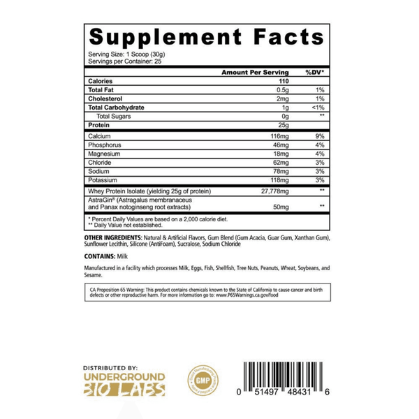 Panda Supps Fuel-Iso Premium Protein 25 Servings 