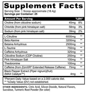  Panda Supps Pando Preworkout 25 Servings 