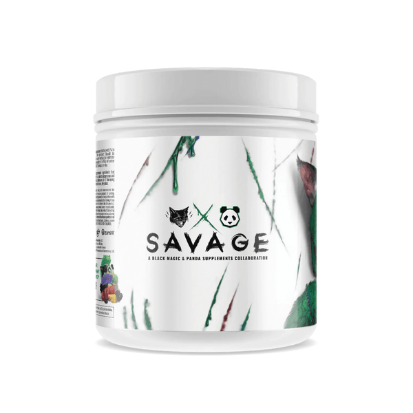  Panda Supps X Black Magic Savage Preworkout 20/40 Servings 