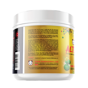 Panda Supps X HTLT Supps Alter Ego Preworkout Suggested Use and Warnings