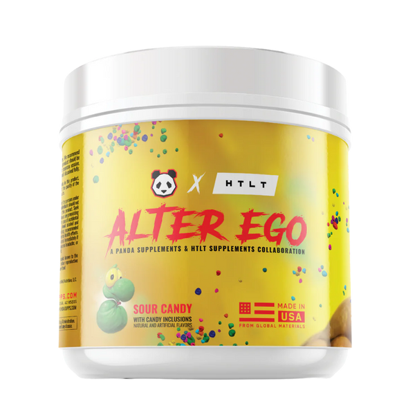 Panda Supps X HTLT Supps Alter Ego Preworkout Alter Ego Side of Tub