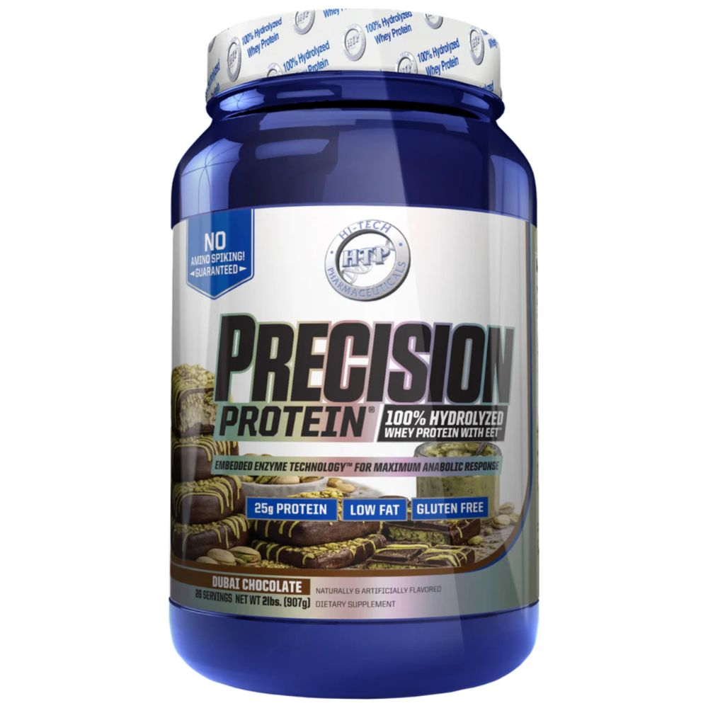 Hi-Tech Pharmaceuticals Precision Protein 2lbs in the Dubai Chocolate Flavor