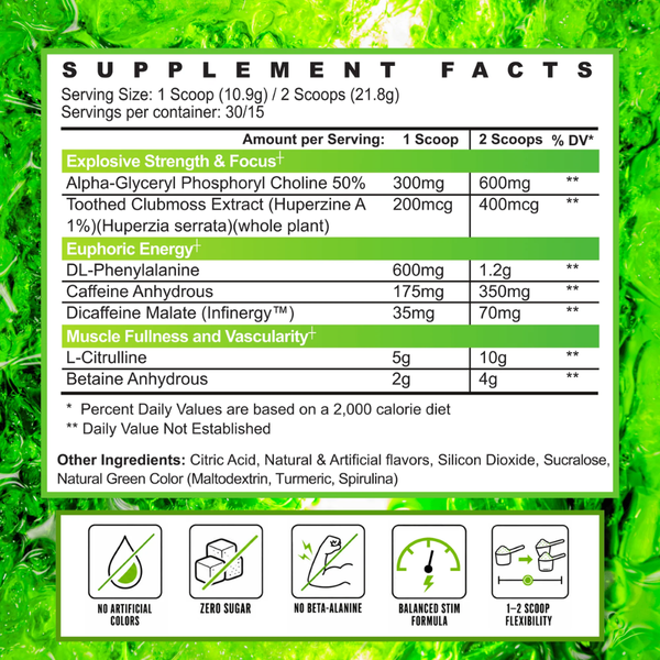 Psycho Pharma Vitals Pre Workout