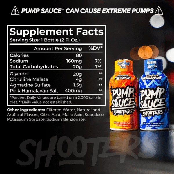  Pump Sauce Shooter 12 Pack 
