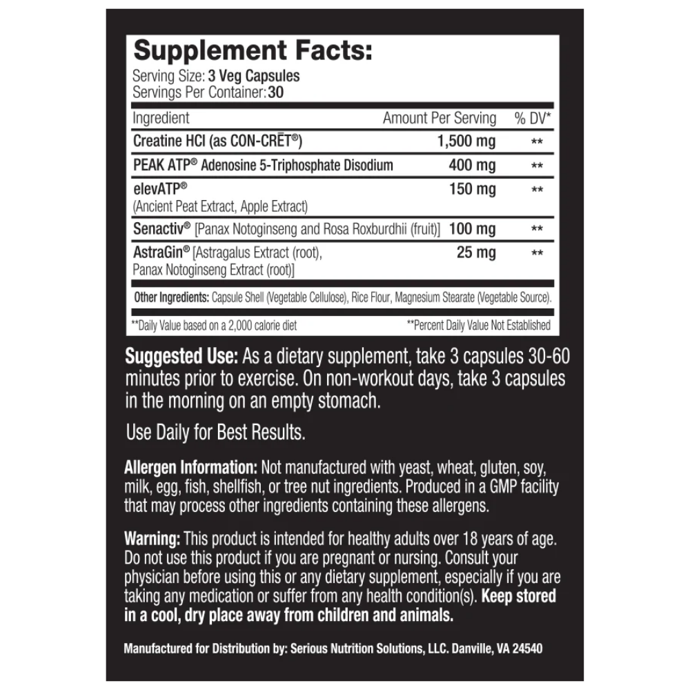 SNS ATP Elite 90 Capsules