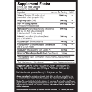Serious Nutrition Solutions SNS Lean GLP 120 Capsules 