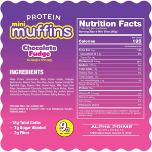 AP Sports Regimen AP Prime Bites Mini Muffins 12 Box 