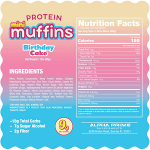 AP Sports Regimen AP Prime Bites Mini Muffins 12 Box 