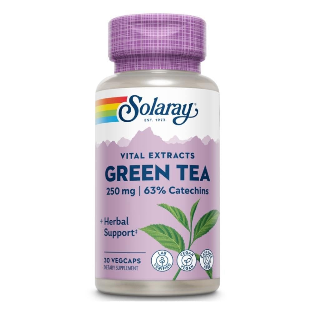  Solaray Green Tea Extract 250mg 30 Capsules 