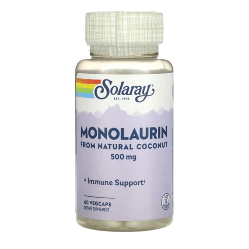  Solaray Monolaurin Immune System Support 500mg 60VC 