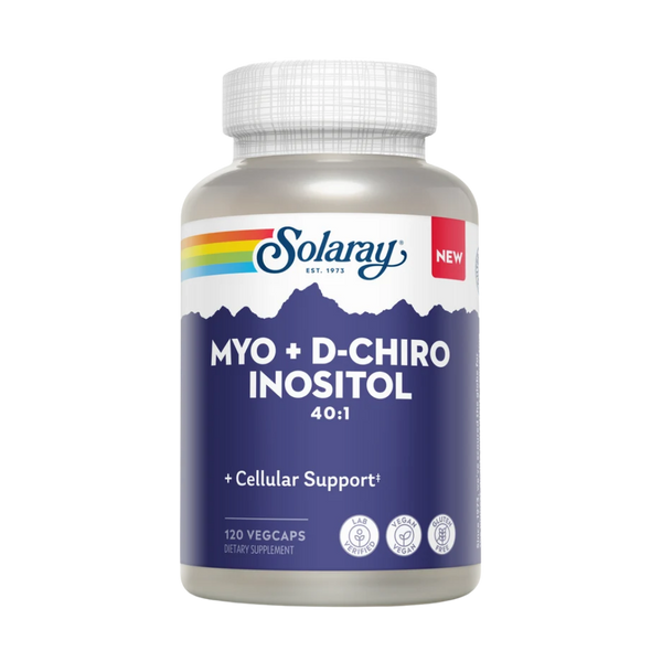 Solaray Myo + D-Chiro Inositol 120 Capsules