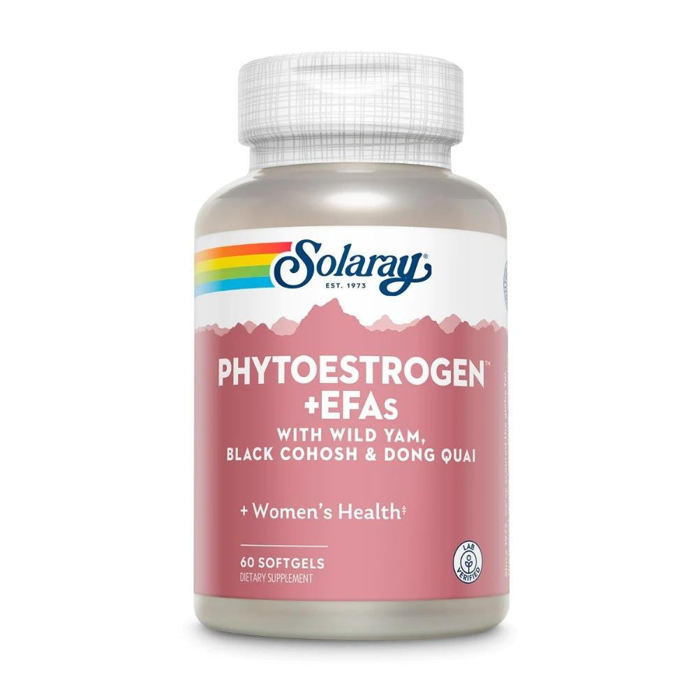  Solaray PhytoEstrogen plus EFA's 60 Soft Gels 