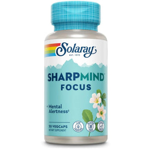  Solaray Sharp Mind Nootropics Focus 30 Count 