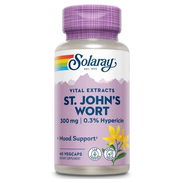  Solaray St. Johns Wort 300mg 60 Capsules 