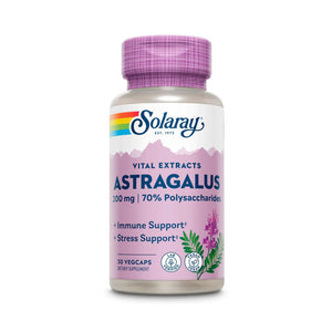  Solaray Astragalus Extract 200mg 30 Capsules 