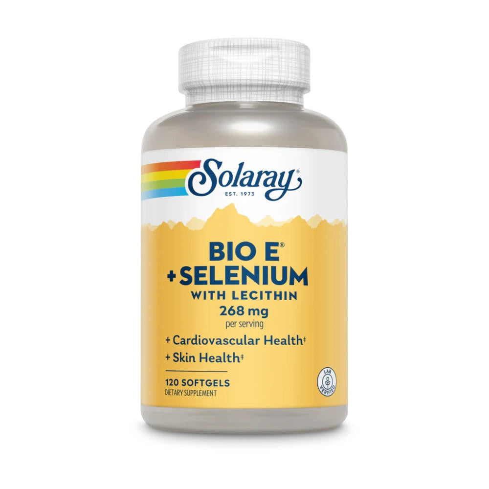  Solaray Bio E w/Selenium 400 IU 120 Softgels 