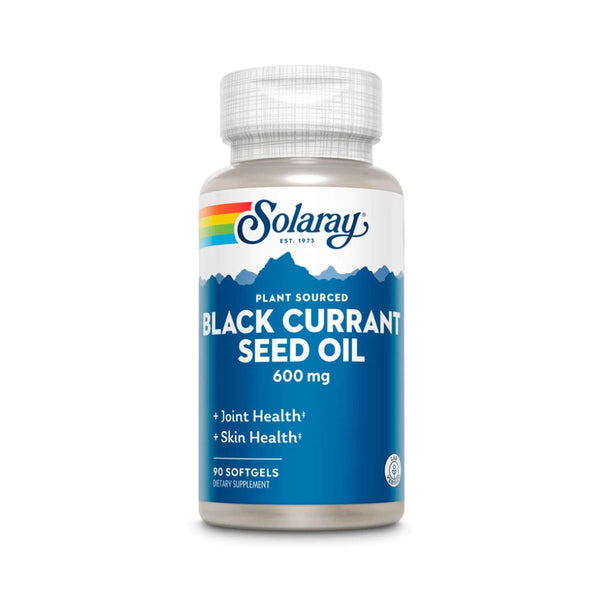  Solaray Black Currant Seed Oil 600mg 90 Soft Gels 