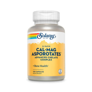  Solaray Cal-Mag Asporotates 120 Capsules 
