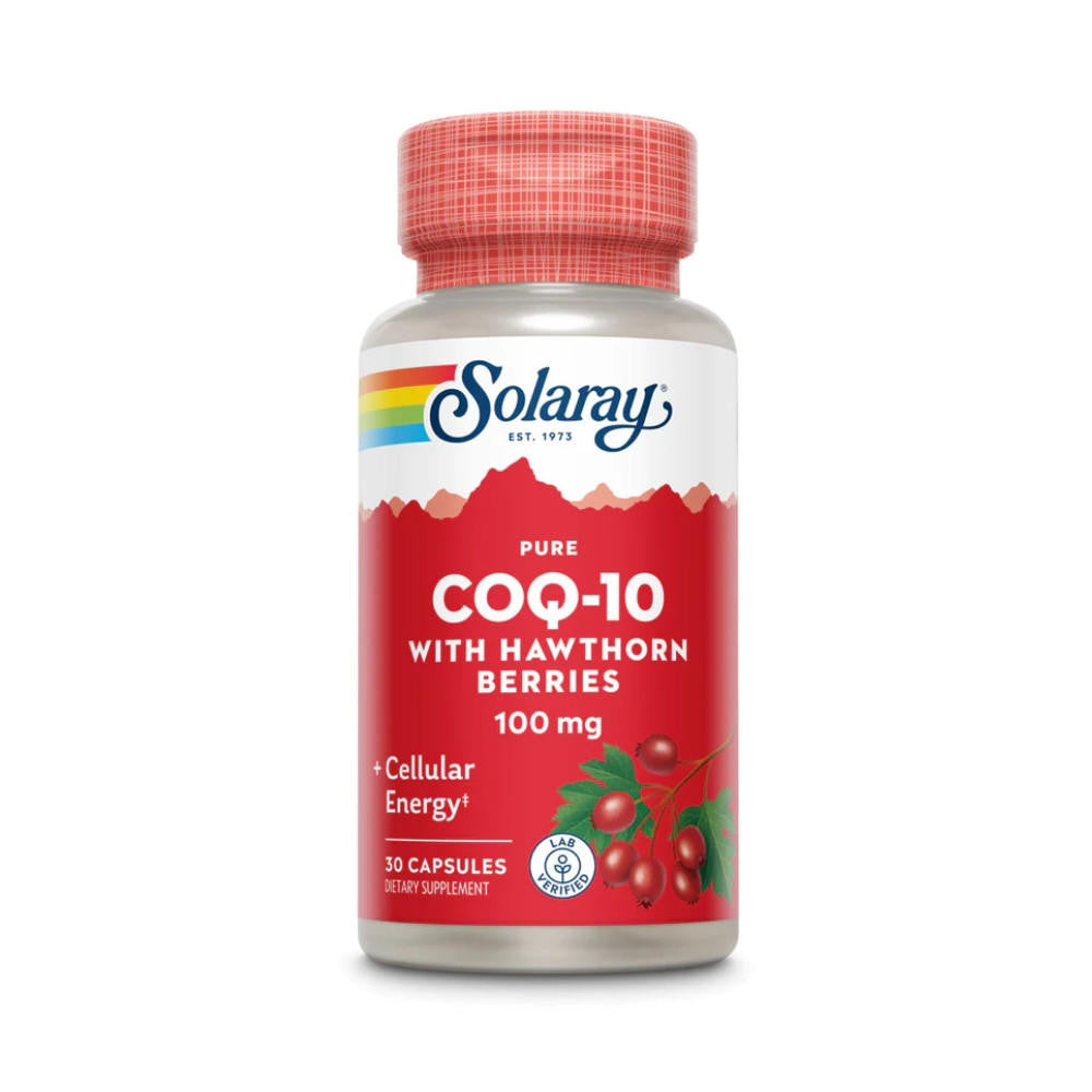  Solaray CoQ-10 100mg 30 Capsules 