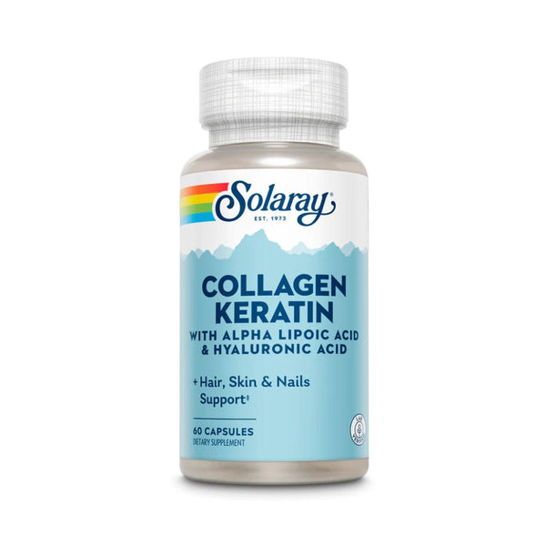  Solaray Collagen Keratin 60 Capsules 