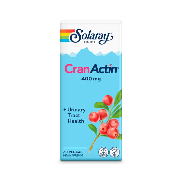  Solaray CranActin Cranberry AF Extract 60 Capsules 