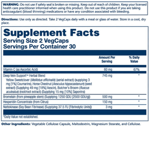  Solaray Deep Vein Support 60 Capsules 