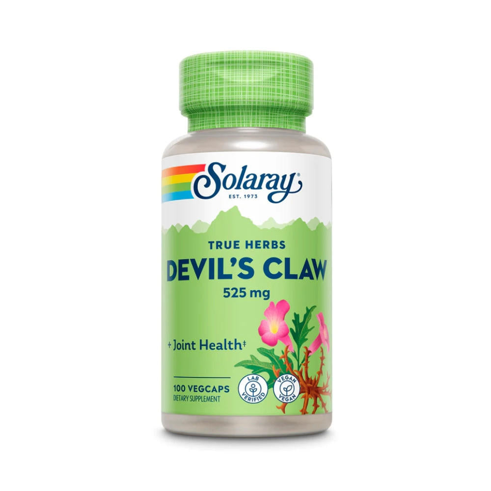  Solaray Devils Claw 525mg 100 Capsules 