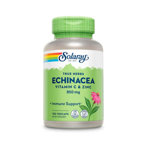  Solaray Echinacea w Vitamin C and Zinc 100 Vege Capsules 