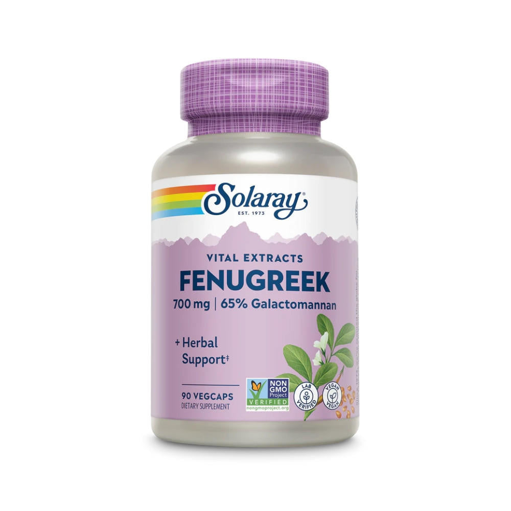  Solaray Fenugreek Extract 700mg 90 Capsules 