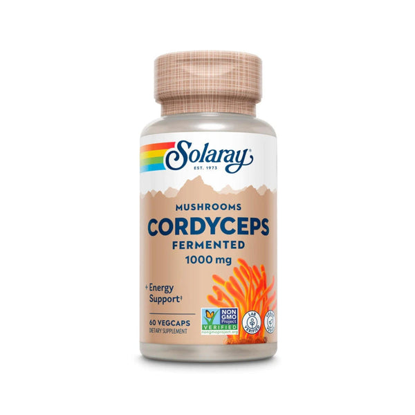  Solaray Fermented Cordyceps 60 Capsules 