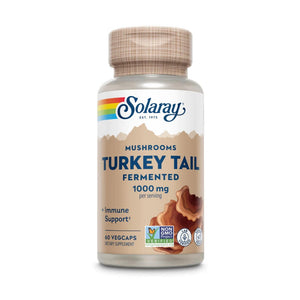  Solaray Fermented Turkey Tail 60 Vege Capsules 
