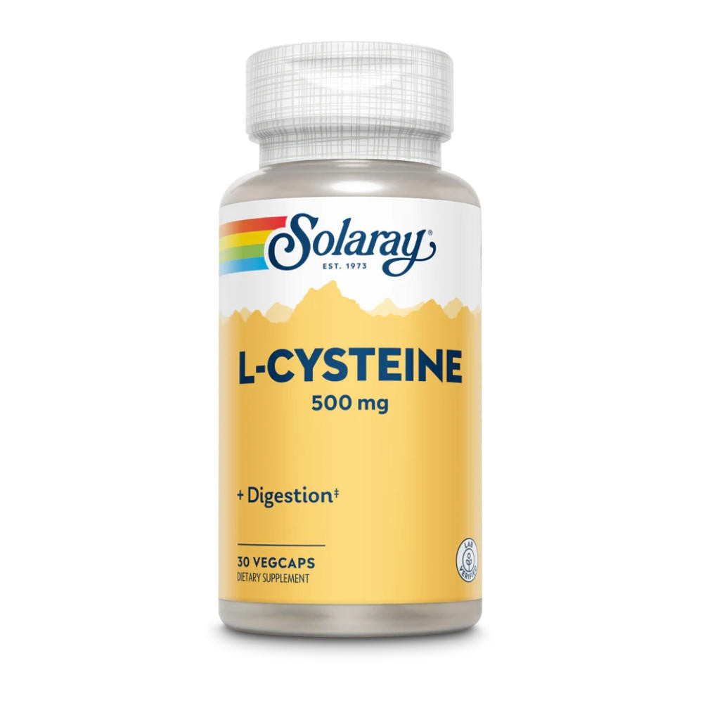  Solaray Free-Form L-Cysteine 500mg 30 Capsules 