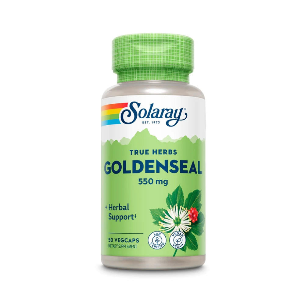  Solaray Goldenseal Root 550mg 50 Capsules 